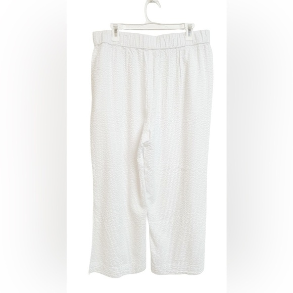 C&C California Gauzy White Wide Leg Beach Pants Size XL NWT - Picture 4 of 5